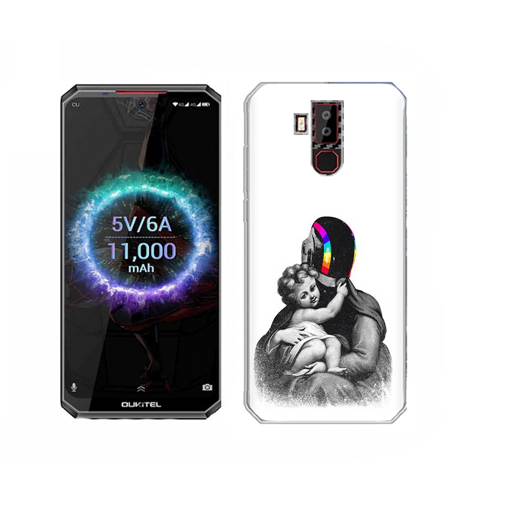 

Чехол MyPads Tocco для Oukitel K13 Pro защитник в шлеме, Прозрачный, Tocco