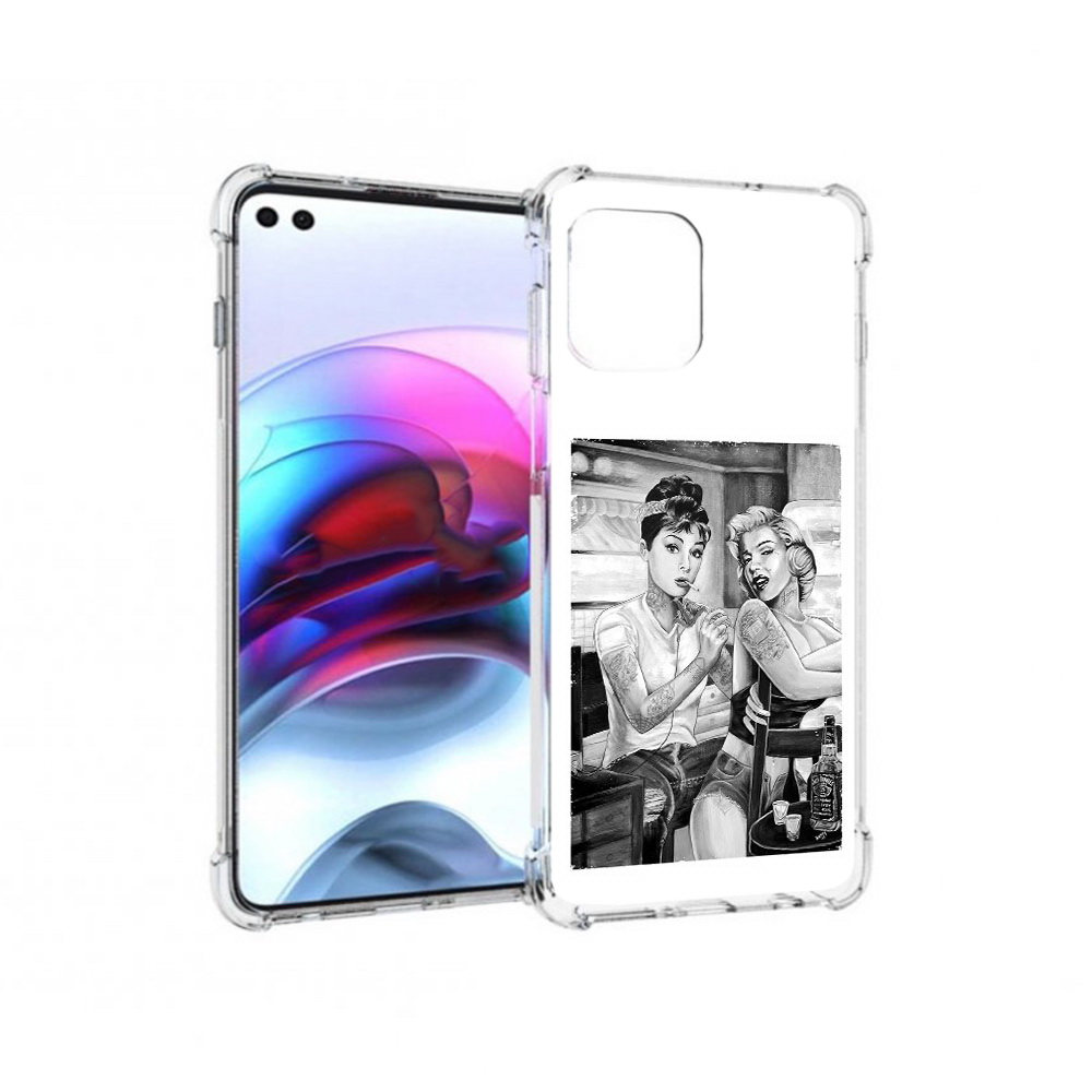 

Чехол MyPads Tocco для Motorola Edge тату мастер (PT157712.351.637), Прозрачный, Tocco