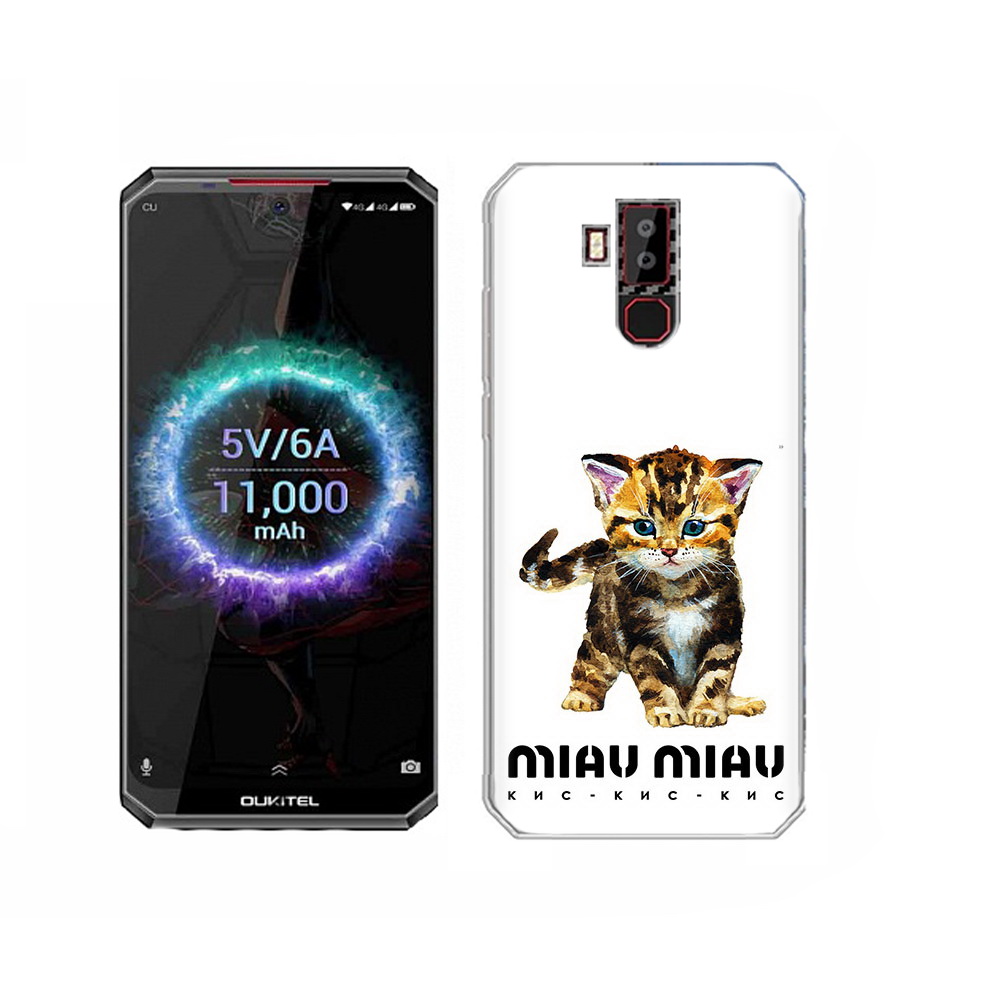 

Чехол MyPads Tocco для Oukitel K13 Pro Бренд miau miau, Прозрачный, Tocco
