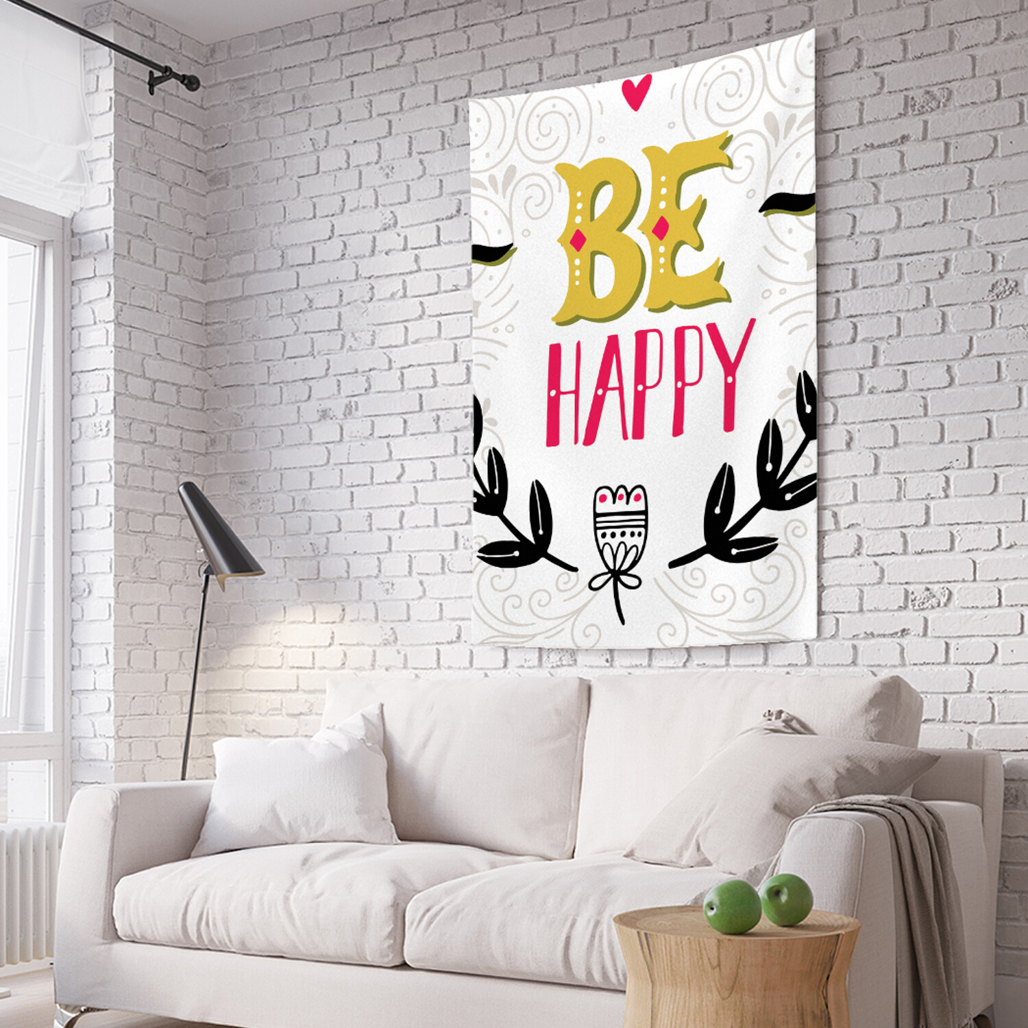 

Вертикальное фотопанно на стену JoyArty Будь счастлив 150x200 см, Будь счастлив