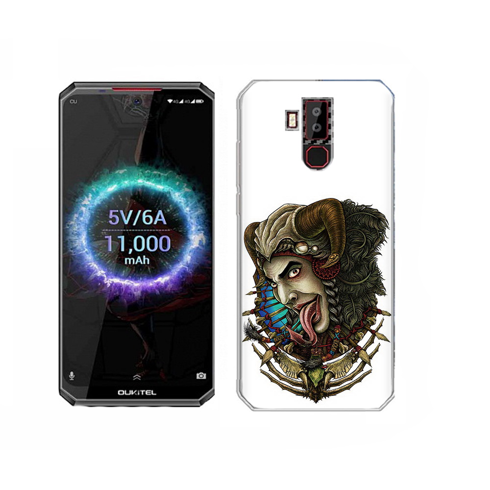 

Чехол MyPads Tocco для Oukitel K13 Pro длинный язык, Прозрачный, Tocco