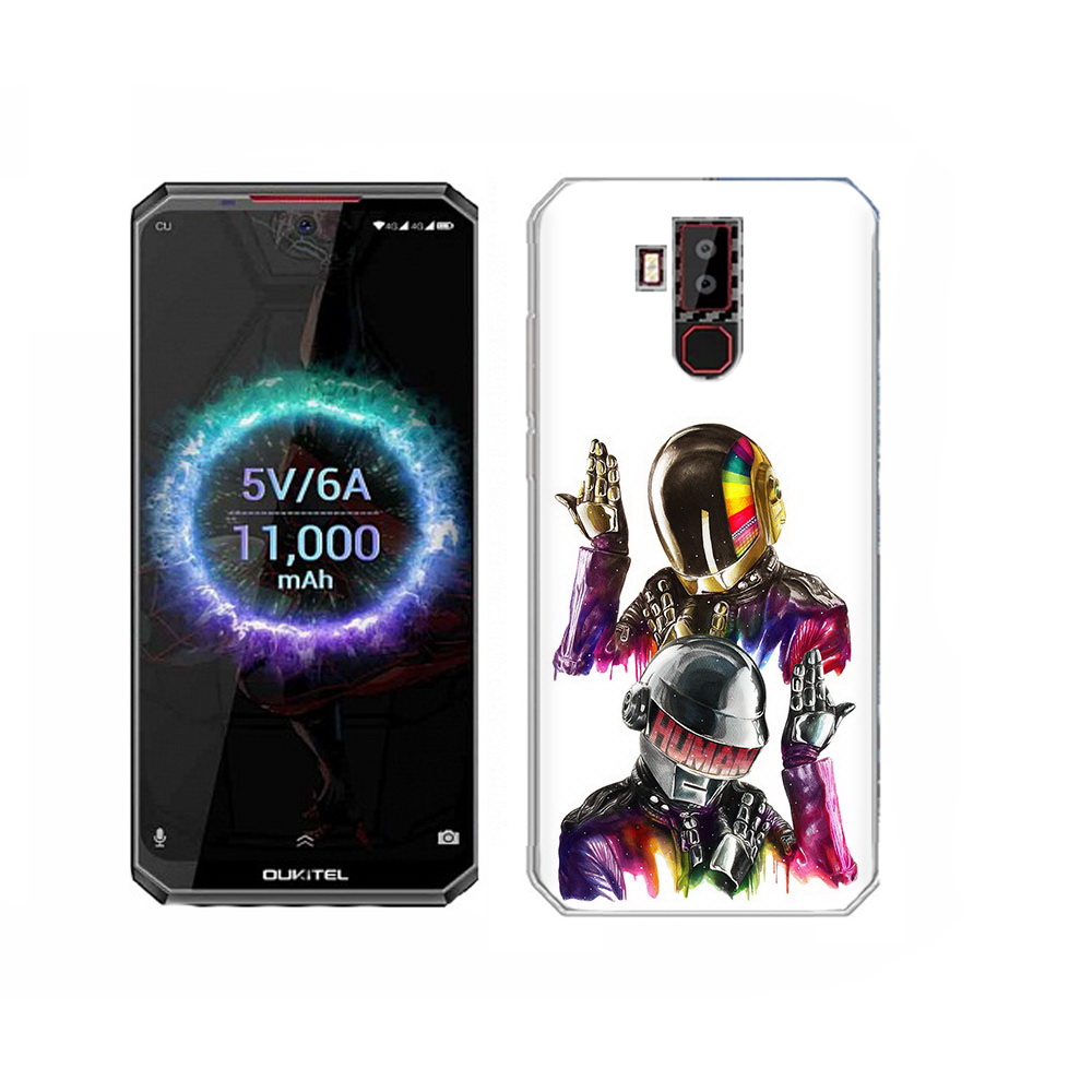 

Чехол MyPads Tocco для Oukitel K13 Pro диско космонавты, Прозрачный, Tocco