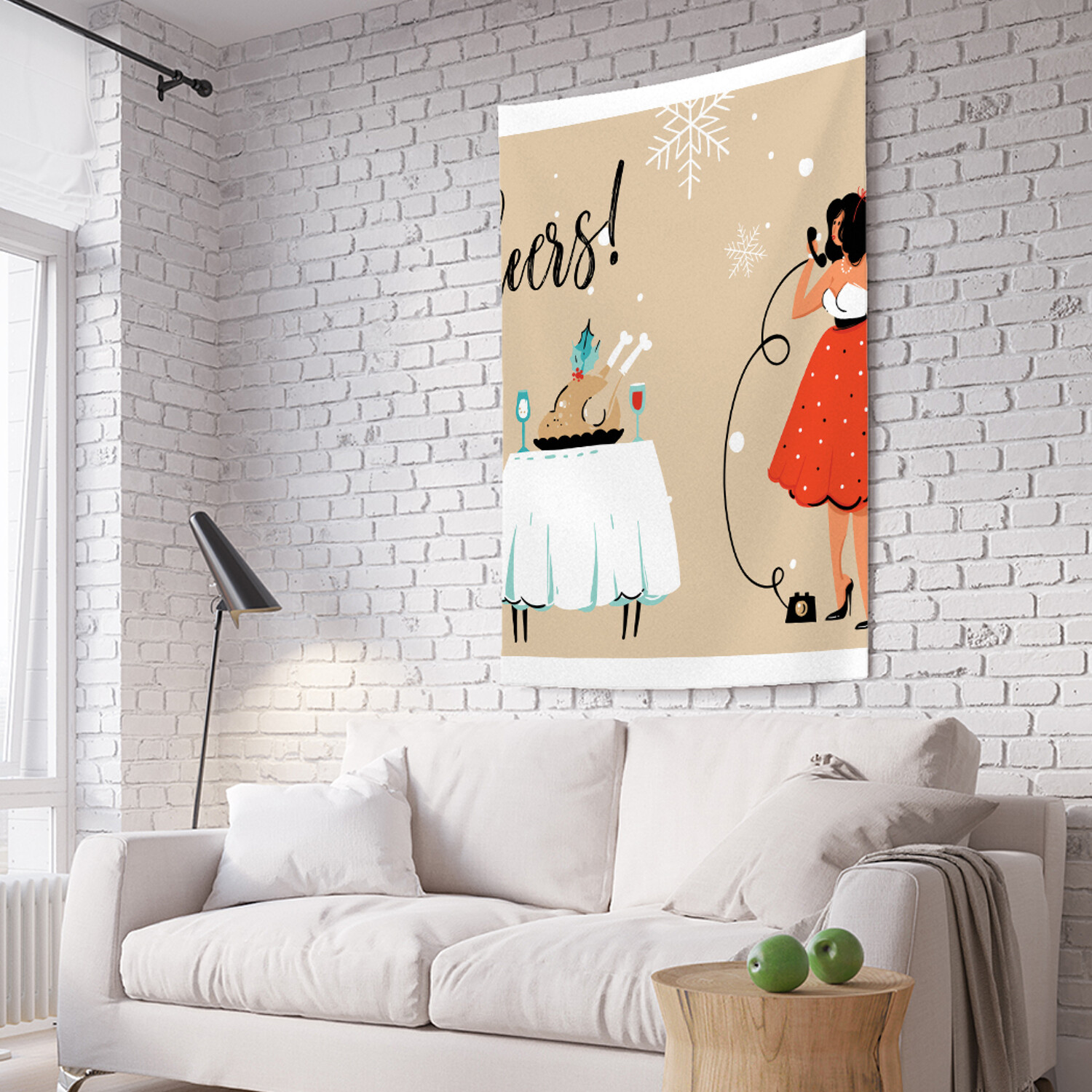 

Вертикальное фотопанно на стену JoyArty Рождество в одиночестве 150x200 см, Рождество в одиночестве