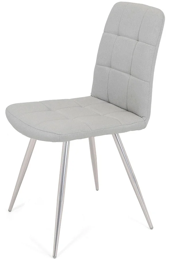 

Стул Абсент NEW ткань Т03-серебро + нога 1R32 хром-лак, Абсент NEW