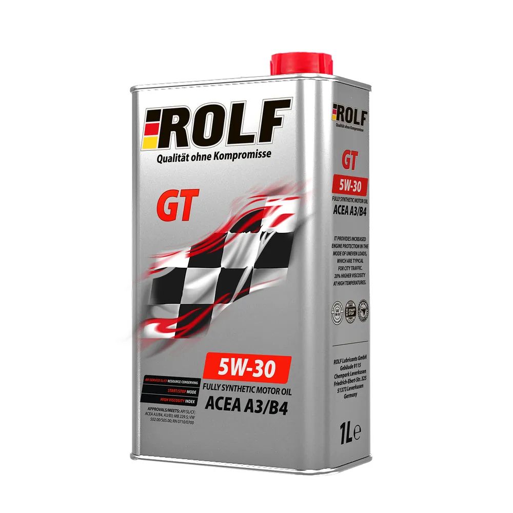 Моторное масло Rolf синтетическое Gt 5W30 1л