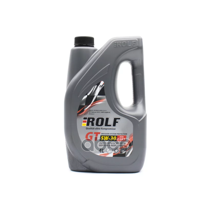 

Моторное масло ROLF GT SAE 5W-30 API SN/CF ACEA C2/C3 Синтетическое 4 л