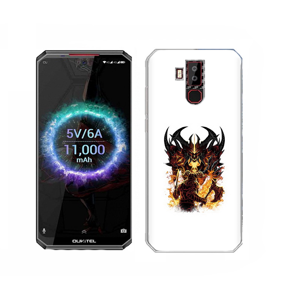 

Чехол MyPads Tocco для Oukitel K13 Pro демон shadow fiend, Прозрачный, Tocco