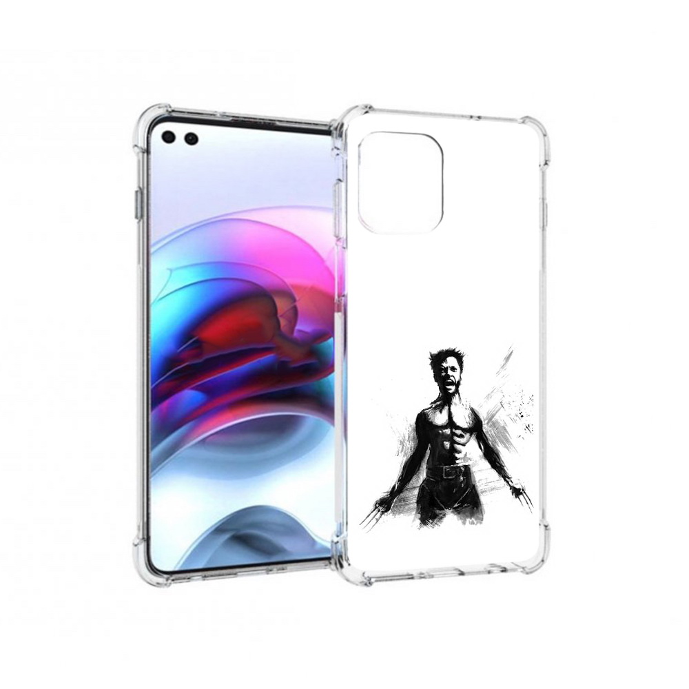 

Чехол MyPads Tocco для Motorola Edge росомаха (PT157712.351.587), Прозрачный, Tocco