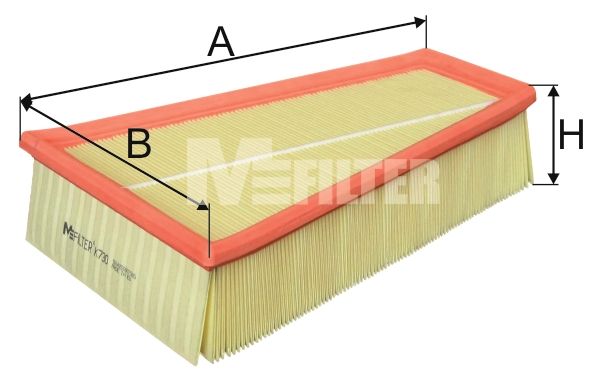 

Фильтр воздушный MFILTER K 730