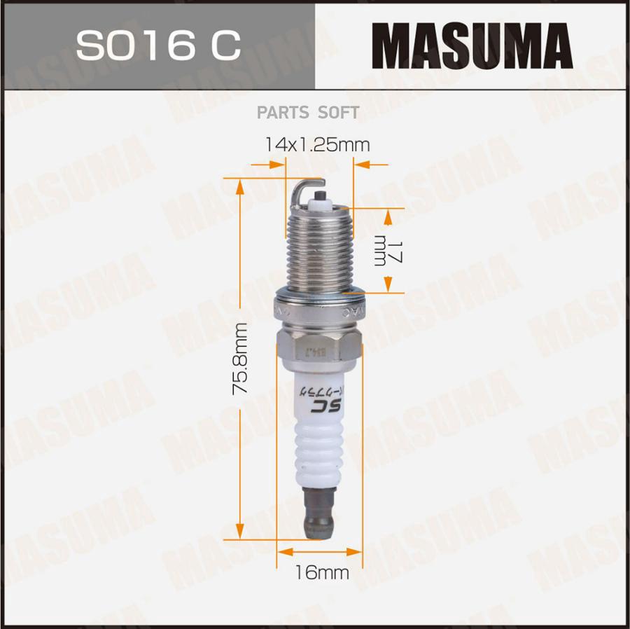 

Свеча зажигания MASUMA Bkr5Es-11 s016c