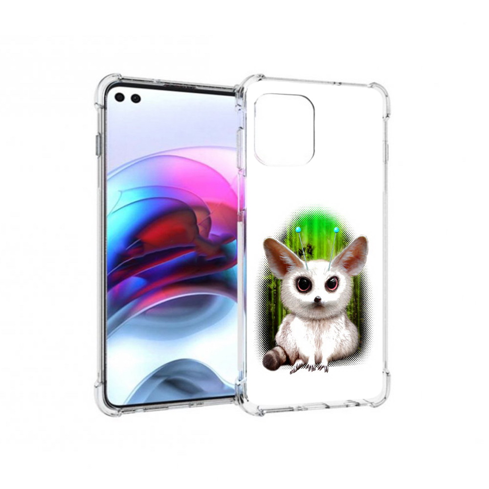 

Чехол MyPads Tocco для Motorola Edge пушистое животное (PT157712.351.560), Прозрачный, Tocco