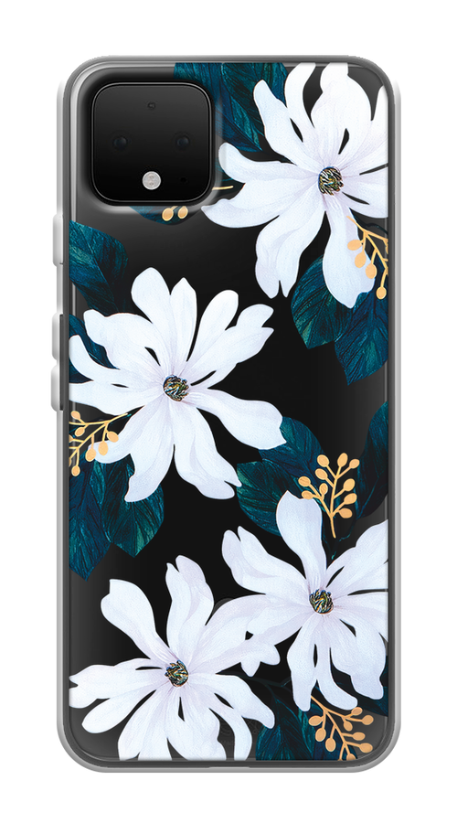 

Чехол на Google Pixel 4 "Delilah Flower", Зеленый;белый, 270250-1