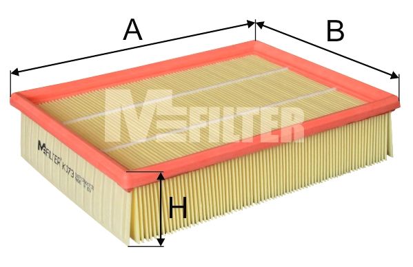 

Фильтр воздушный MFILTER K 173