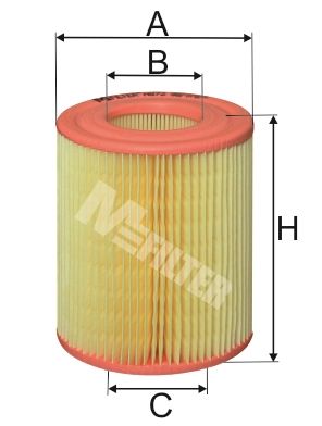 

Фильтр воздушный MFILTER A 872