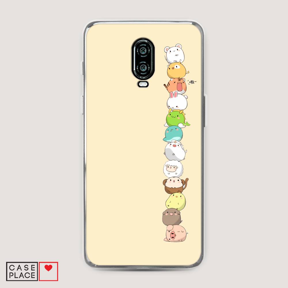 

Чехол Awog на Oneplus 6T / ВанПлас 6T "Питомцы Чиби", Желтый, 150650-2