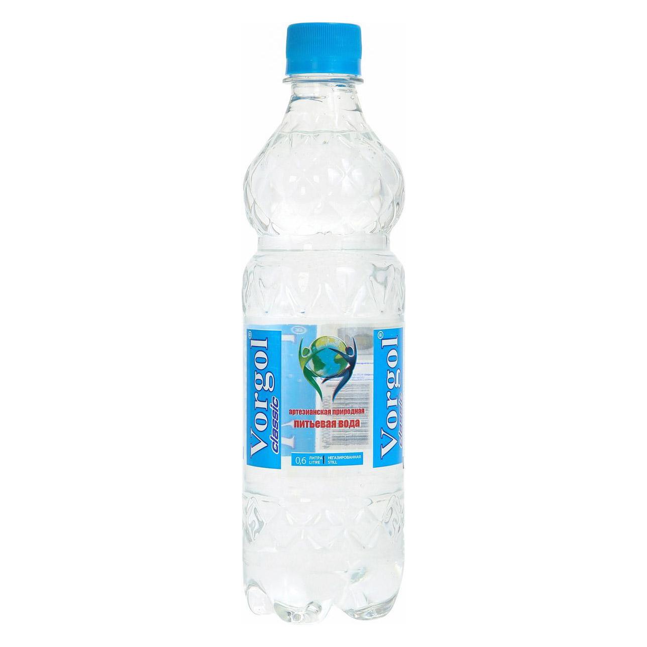 Вода артезианская Vorgol негазированная питьевая 1,5 л