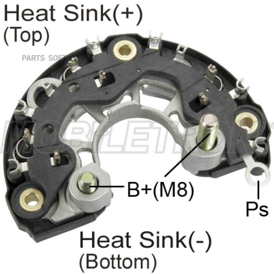 

Мост диодный BOSCH 120MM F00M123201\230075\ MERCEDES-BENZ: SPRINTER,IVECO: 97-