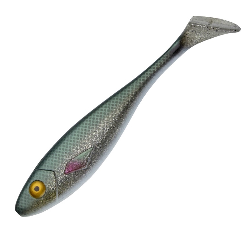 

Приманка силиконовая Gator Gum 27см #SilverSmelt, Серый;серебристый;зеленый;розовый, Gum