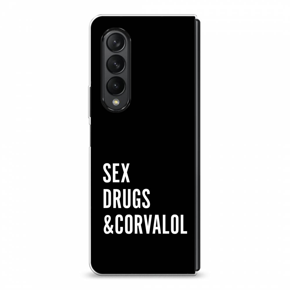 

Чехол на Samsung Galaxy Z Fold 3 "Corvalol", Черный;серый;белый, 2103650-6