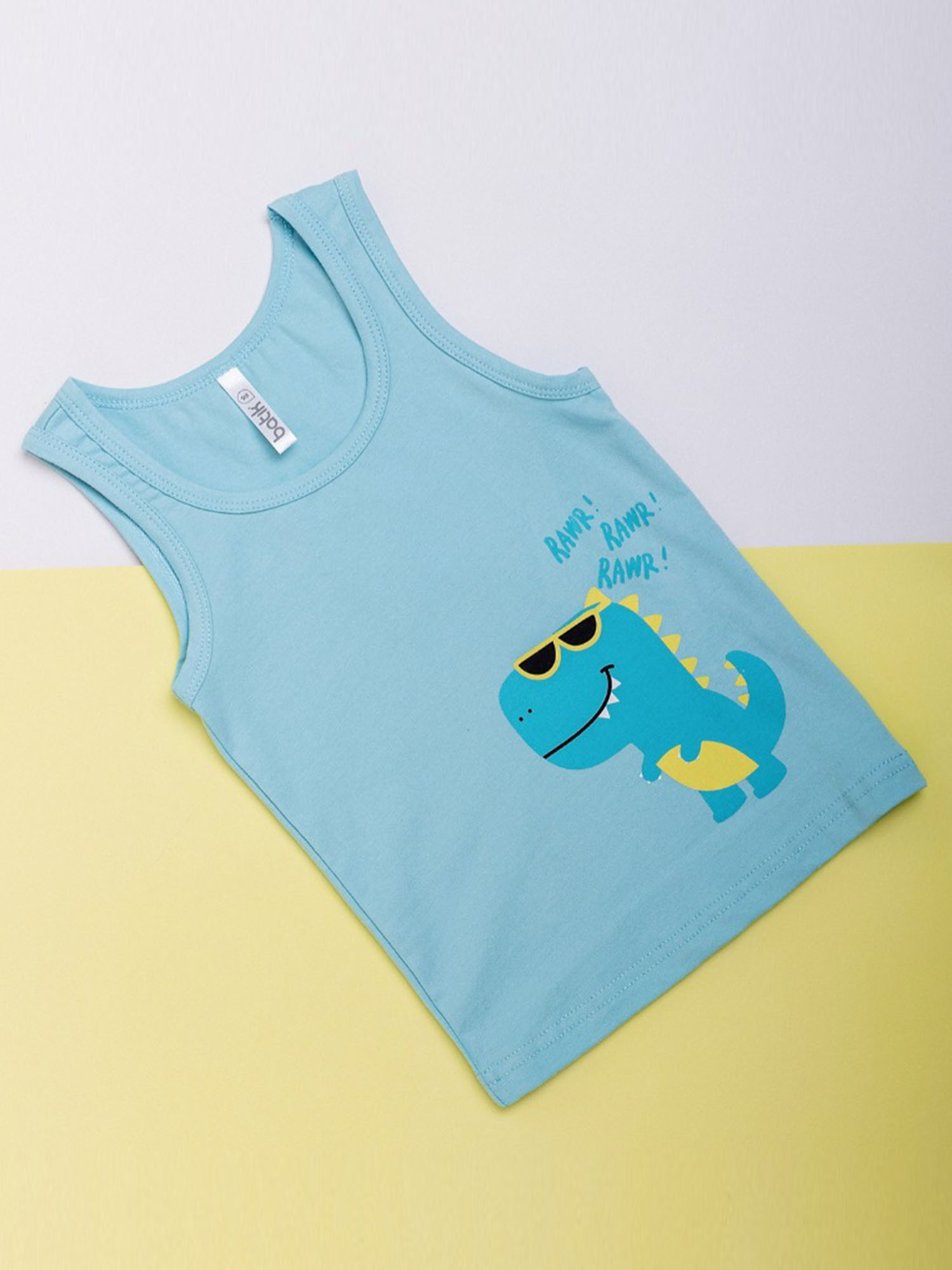 Майка для мальчика (005_НБЛ23) Batik цв. голубой 98р.