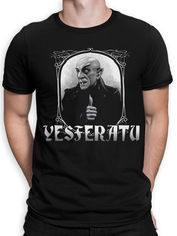 фото Футболка мужская design heroes yesferatu / носферату вампир черная xs