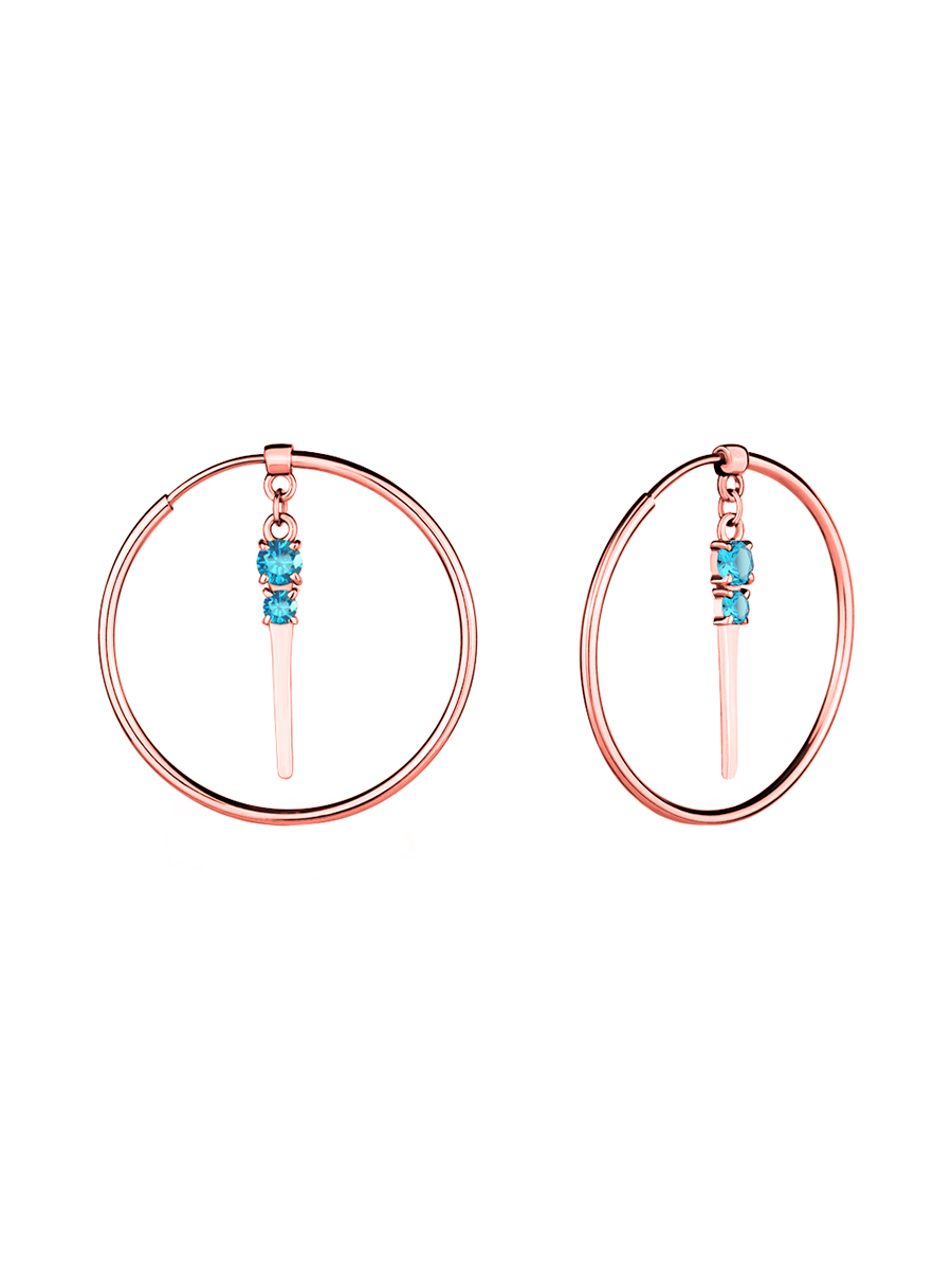 

Серьги из серебра с топазом Aquamarine Aquamarine 4701605_925_з, 4701605_925_з