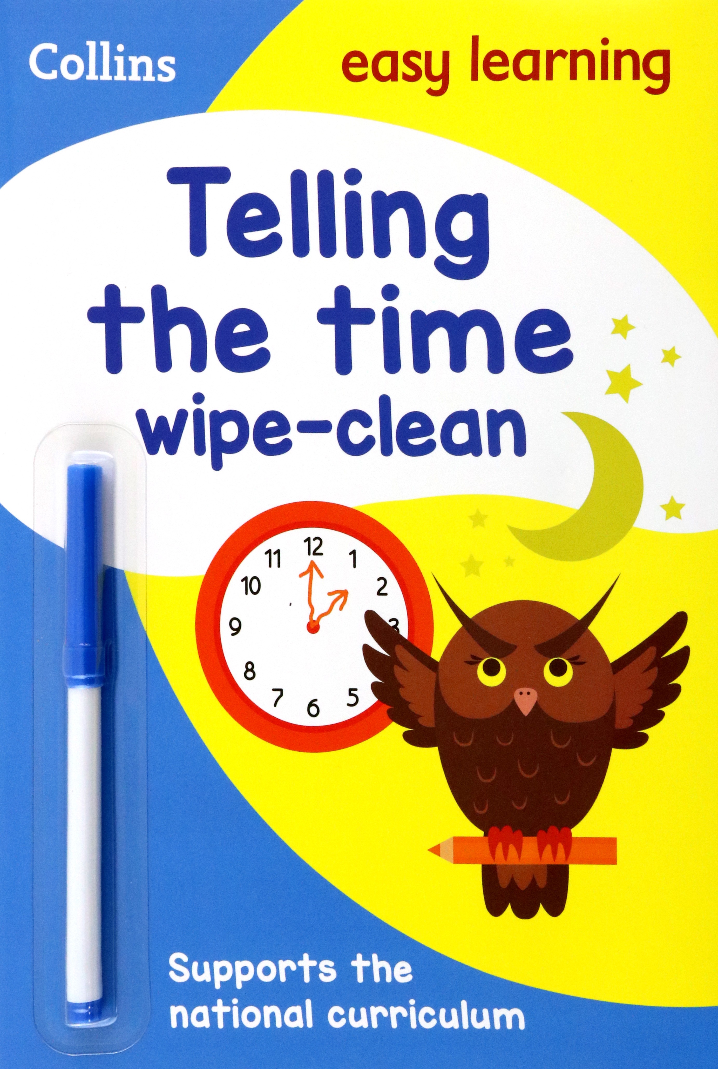 

Telling the Time Wipe Clean Activity Book