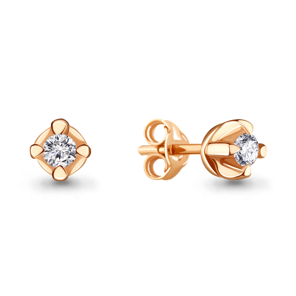 

Серьги из серебра с фианитом Aquamarine Aquamarine 46977А_925_з, 46977А_925_з