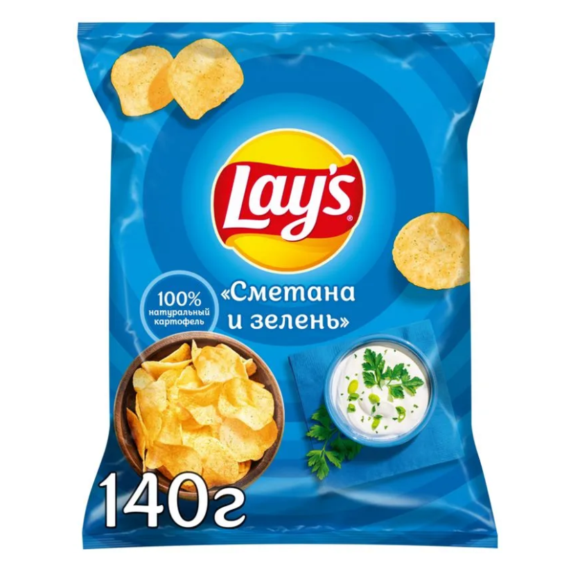 Картофельные чипсы Lays 