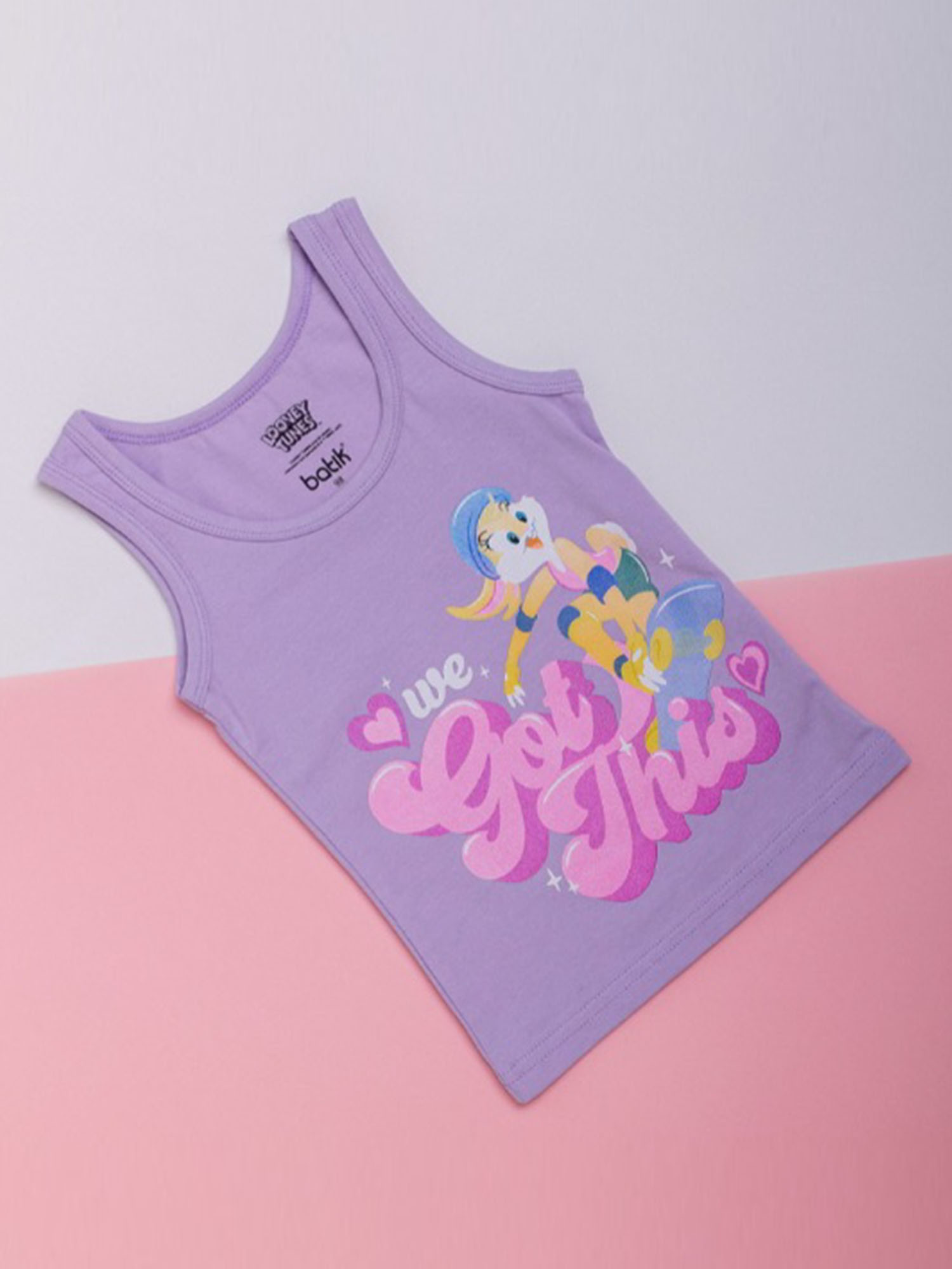 Майка для девочки (034/1_НБЛ23) Batik цв. сиреневый 116р.