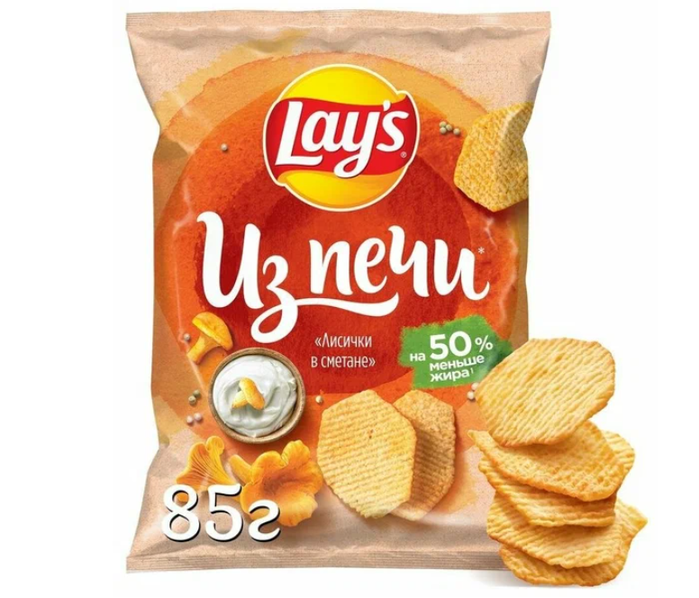 

Картофельные чипсы из печи Lays "Нежный сыр с зеленью" 85 гр х 14 шт., Lays_Нежный сыр