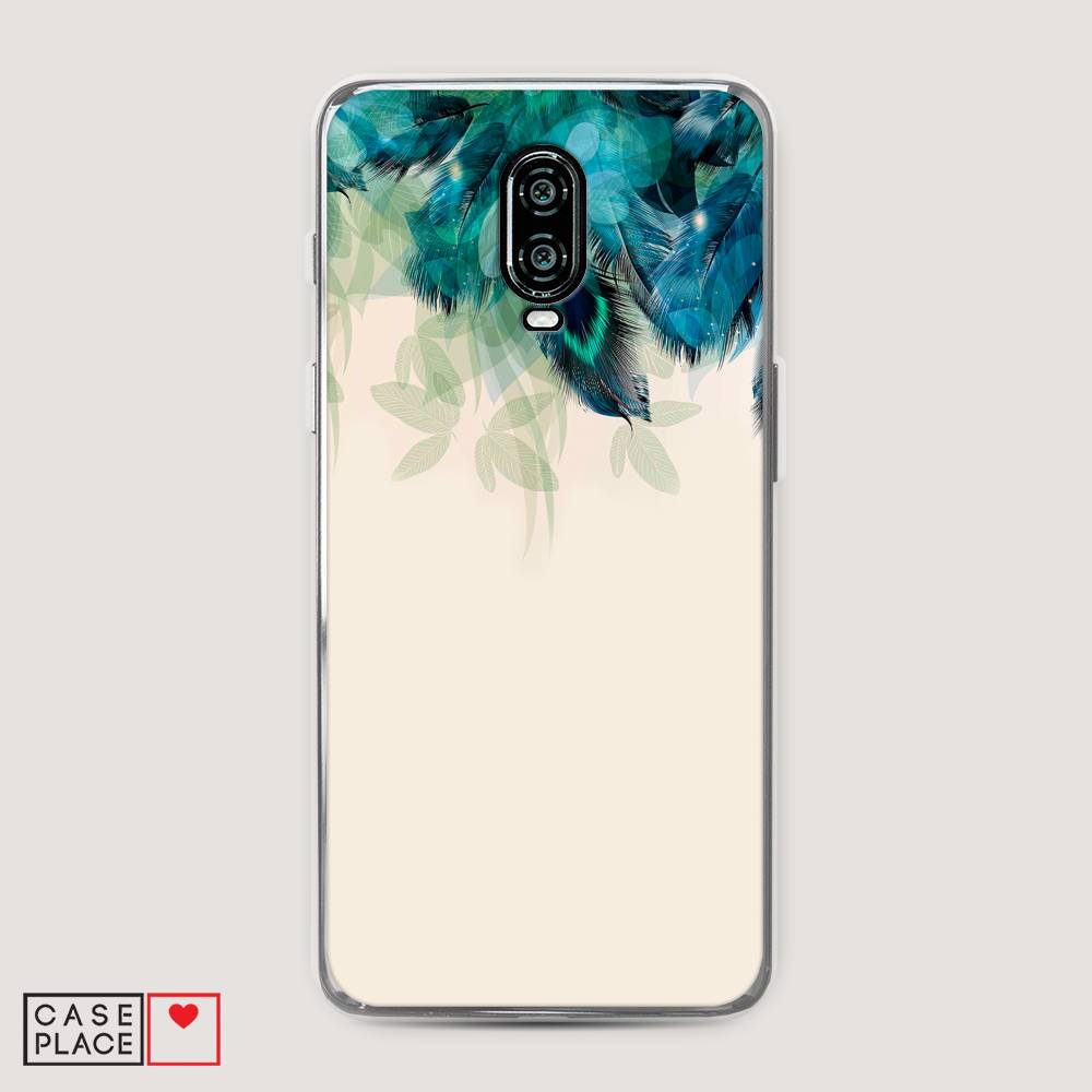 

Чехол Awog на Oneplus 6T / ВанПлас 6T "Перья голубого цвета", Бежевый;синий;голубой, 150650-2