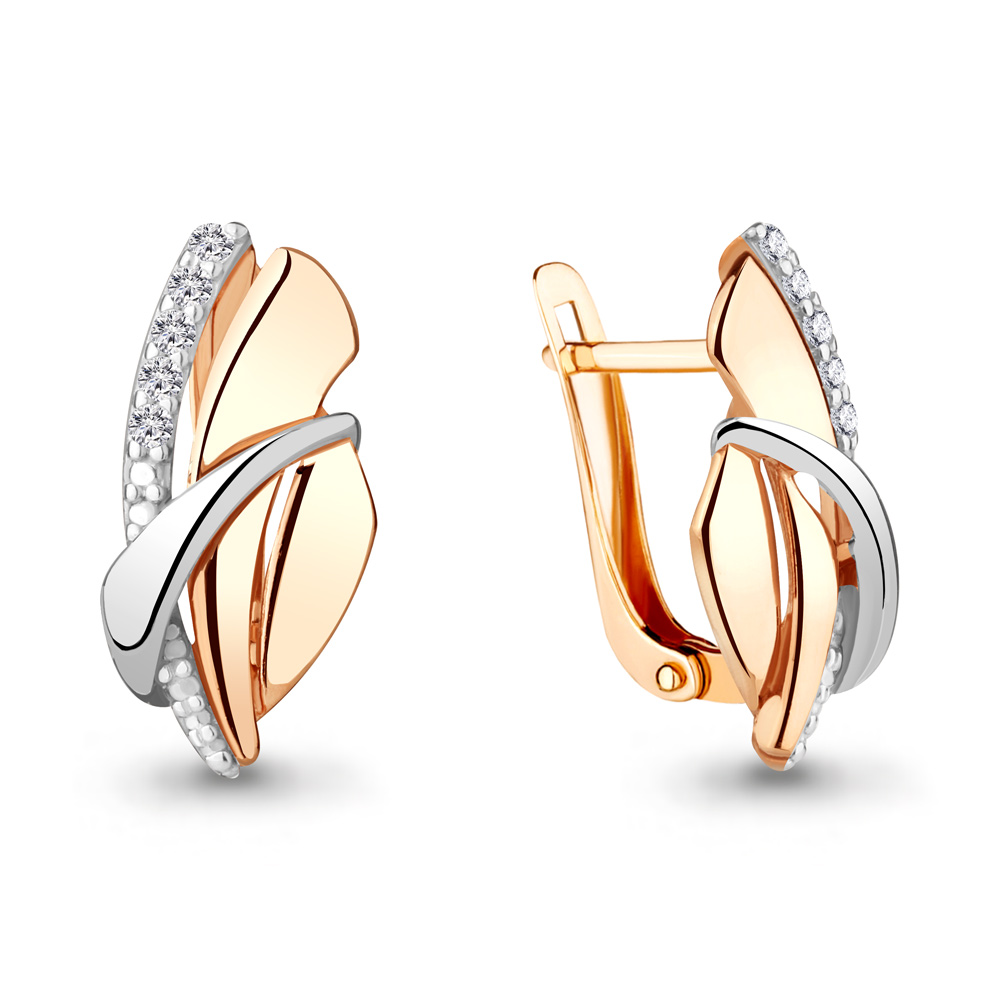 

Серьги из серебра с фианитом Aquamarine Aquamarine 46894А_925_з, 46894А_925_з