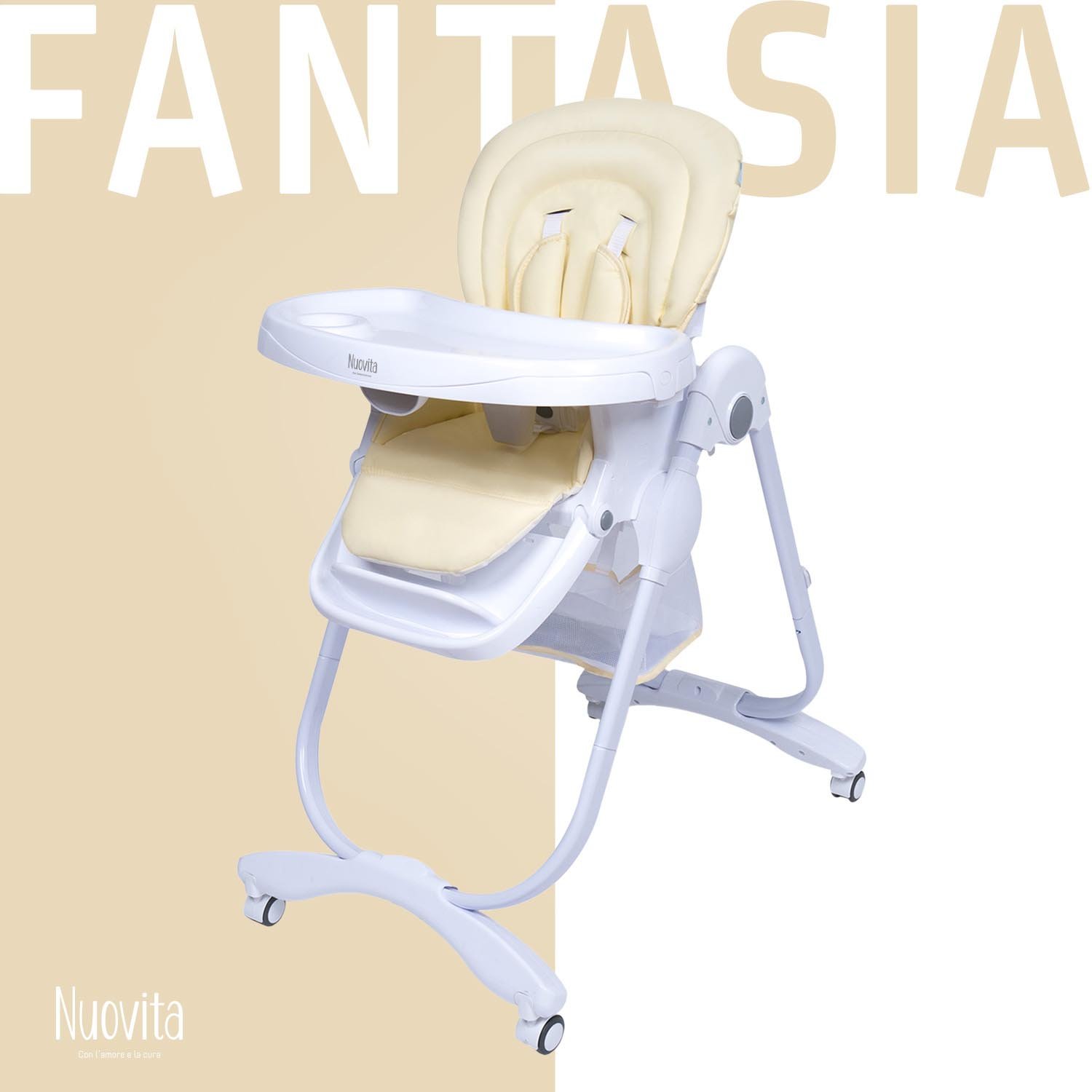 Стульчик для кормления Nuovita Fantasia (Moca/Мокко) стульчик для кормления nuovita fantasia latte латте