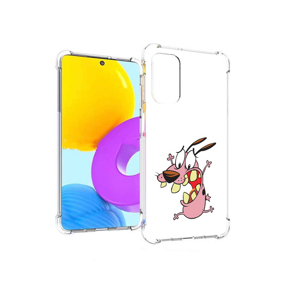 

Чехол MyPads Tocco для Samsung Galaxy M52 5G зубастый бобик (PT226932.542.371), Прозрачный, Tocco