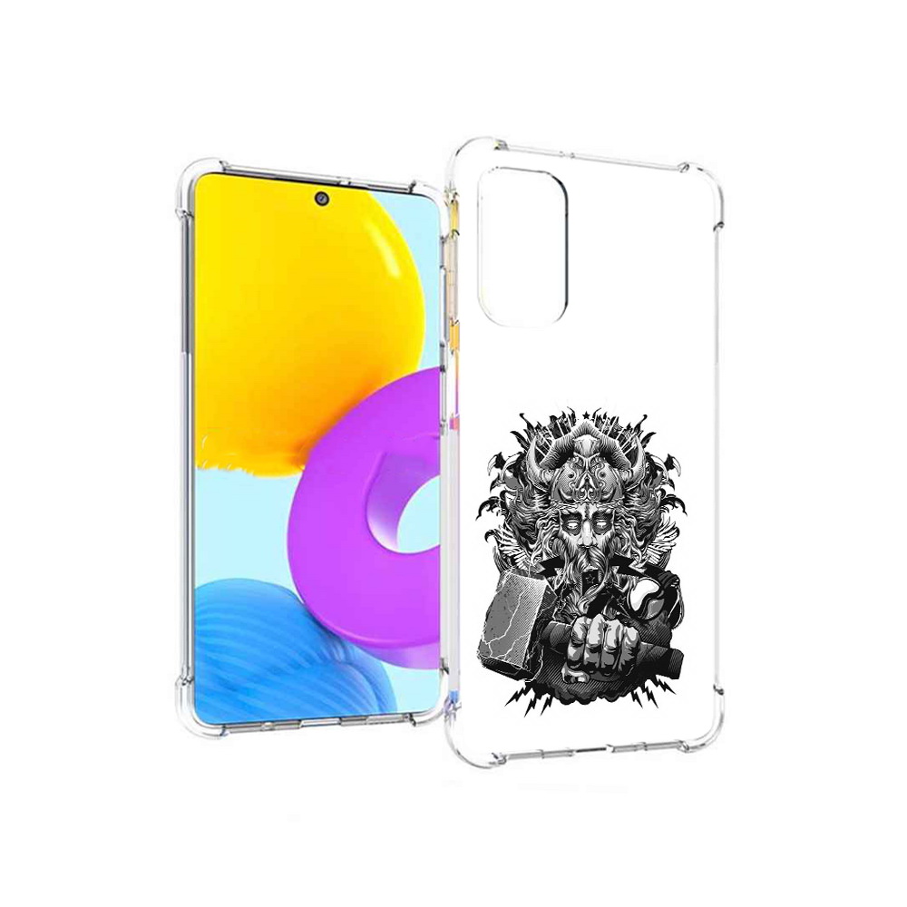 

Чехол MyPads Tocco для Samsung Galaxy M52 5G злой тор (PT226932.542.363), Прозрачный, Tocco