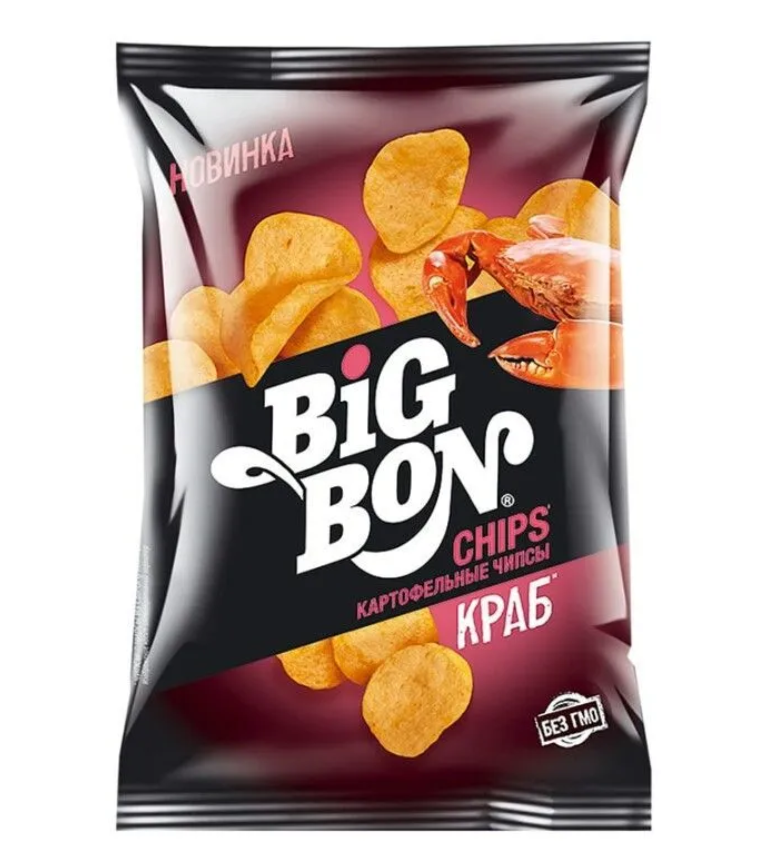 Картофельные чипсы Big Bon 