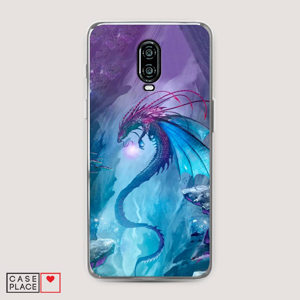

Чехол Awog на Oneplus 6T / ВанПлас 6T "Водный дракон", Голубой;фиолетовый;синий, 150650-2