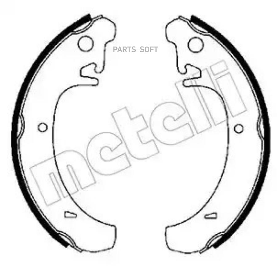 

Тормозные колодки METELLI барабанные 530456