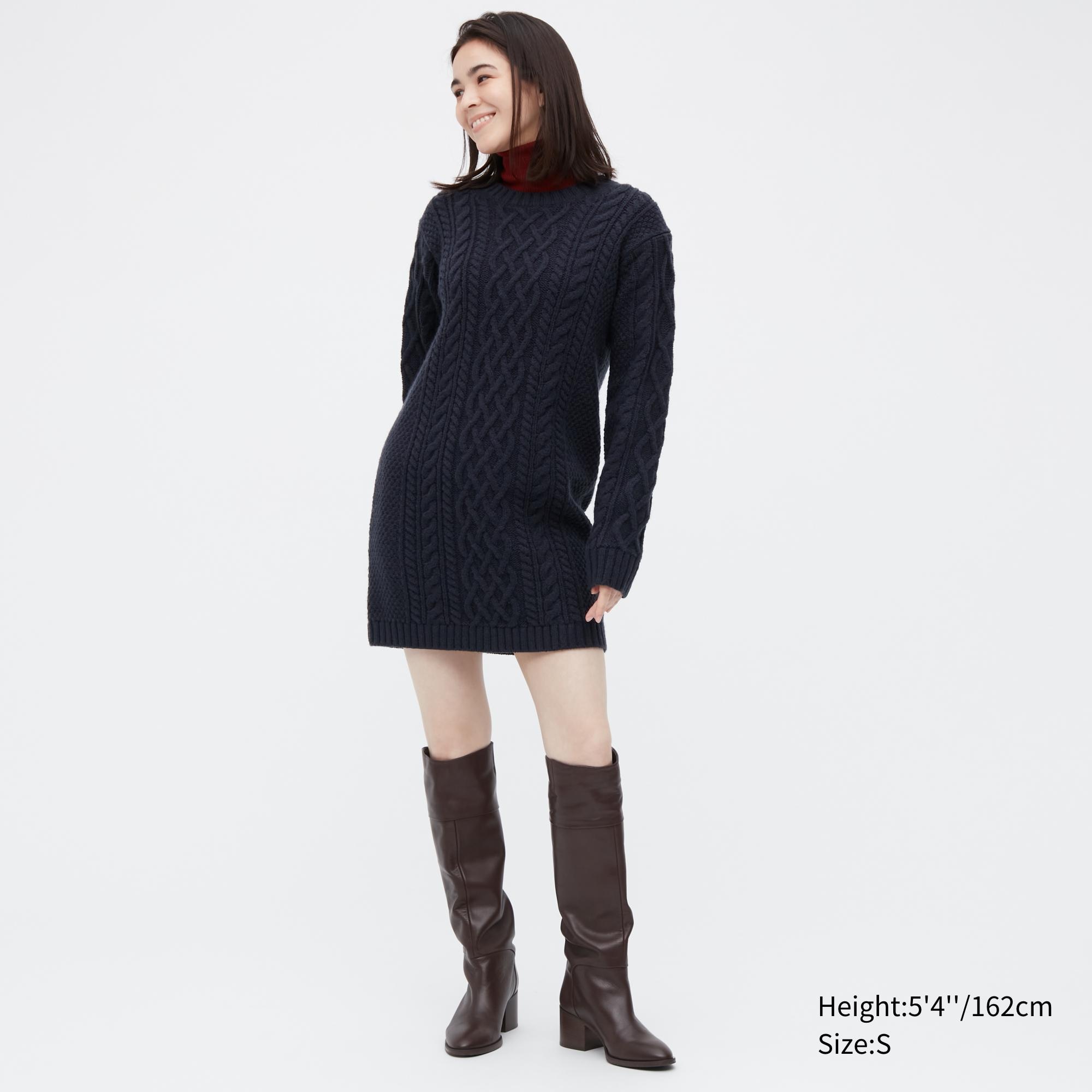 

Платье женское UNIQLO 452733COL69 синее M (доставка из-за рубежа), 452733COL69