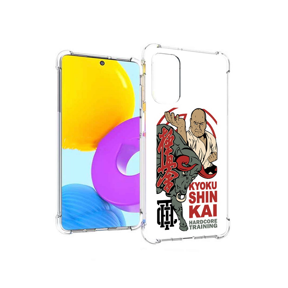 

Чехол MyPads Tocco для Samsung Galaxy M52 5G единоборства рисунок (PT226932.542.343), Прозрачный, Tocco