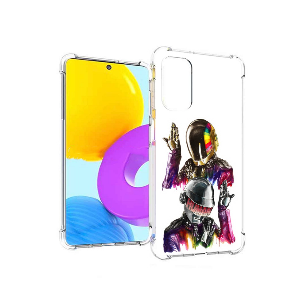 

Чехол MyPads Tocco для Samsung Galaxy M52 5G диско космонавты (PT226932.542.329), Прозрачный, Tocco
