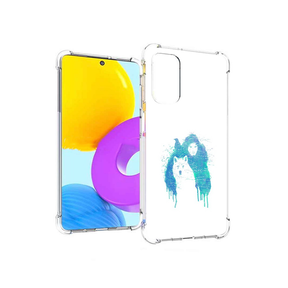 

Чехол MyPads Tocco для Samsung Galaxy M52 5G джон сноу (PT226932.542.323), Прозрачный, Tocco