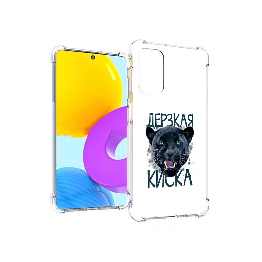 

Чехол MyPads Tocco для Samsung Galaxy M52 5G дерзкая киска (PT226932.542.319), Прозрачный, Tocco