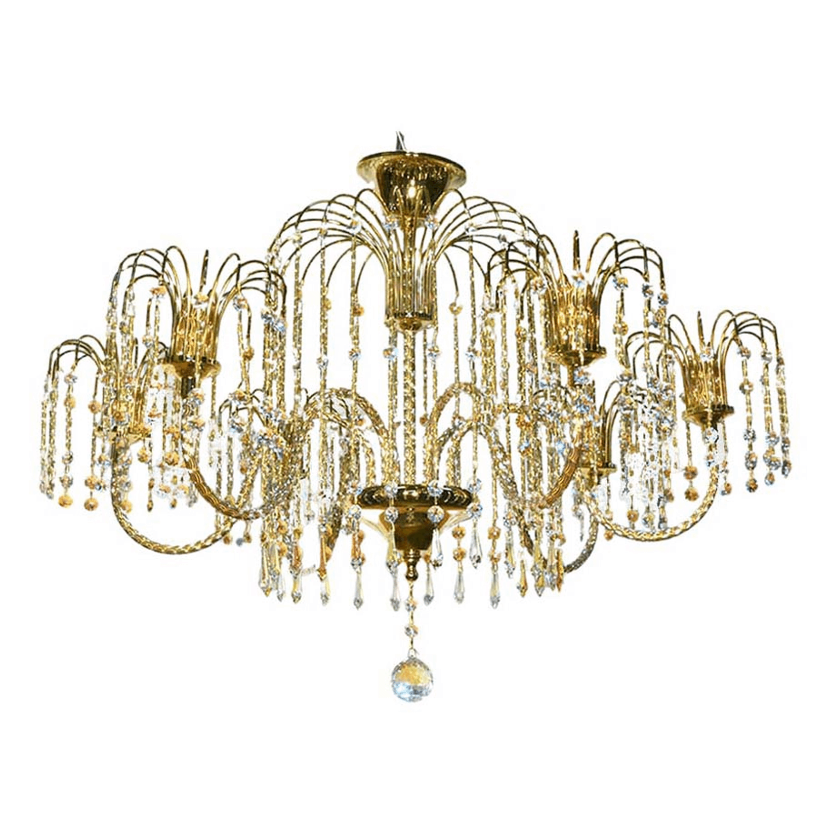 

Люстра Florex International Bag.Oro Aurora Boreale 1406 E14 60w с подвесками