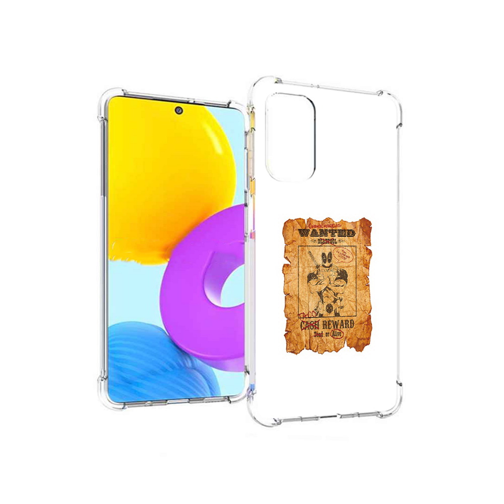 

Чехол MyPads Tocco для Samsung Galaxy M52 5G дедпул (PT226932.542.317), Прозрачный, Tocco