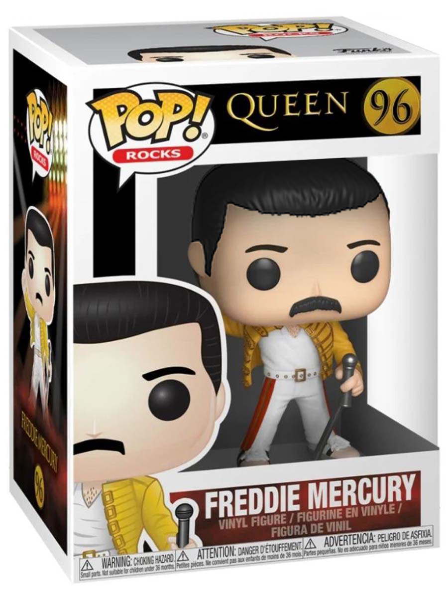 

Фигурка Funko POP! Фредди Меркьюри с микрофоном Квин Queen №96 10 см, POP! Фредди Меркьюри с микрофоном Квин Queen 96