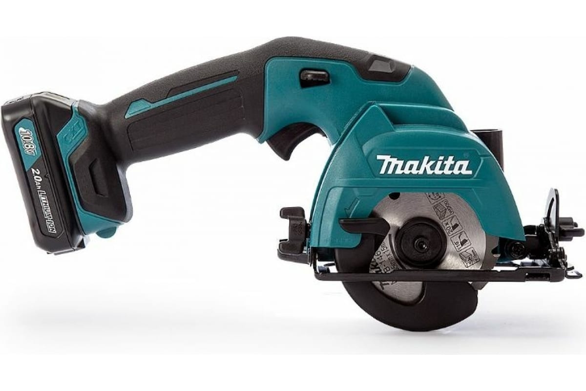 Циркулярная пила аккумуляторная Makita HS301DWAE 10,8 В 2х2,0 Ач 85 мм