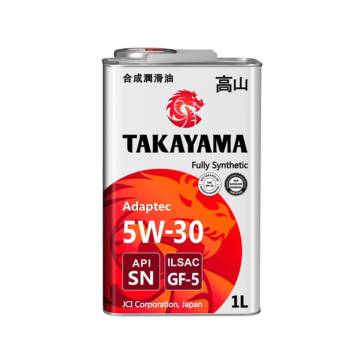 

Моторное масло TAKAYAMA Sae 5W30 Ilsac Gf-5 Api Sn 1л