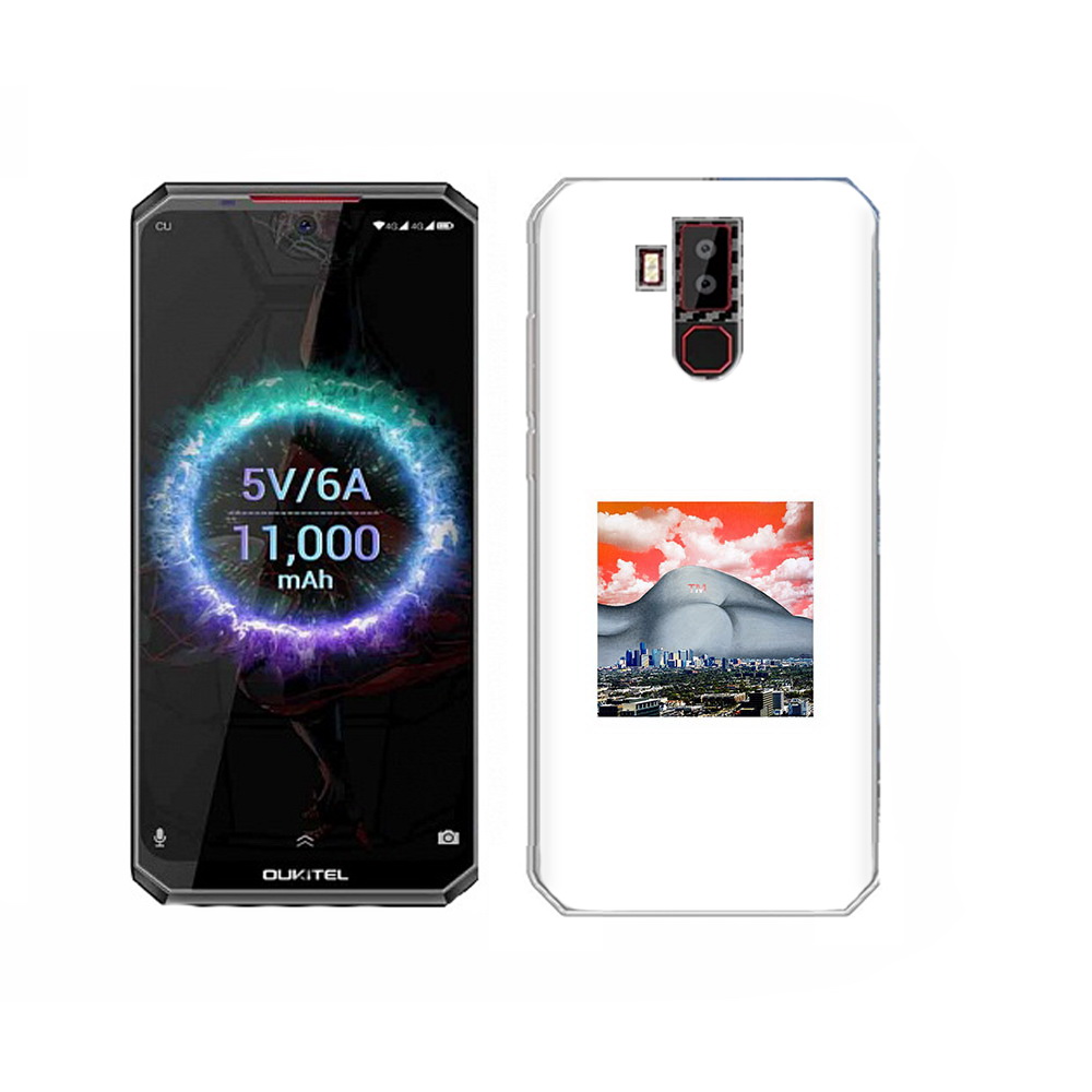 

Чехол MyPads Tocco для Oukitel K13 Pro город с девушкой на фоне, Прозрачный, Tocco